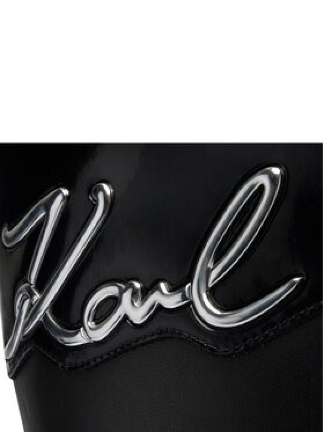 KARL LAGERFELD Kozaki KL32775 Czarny
