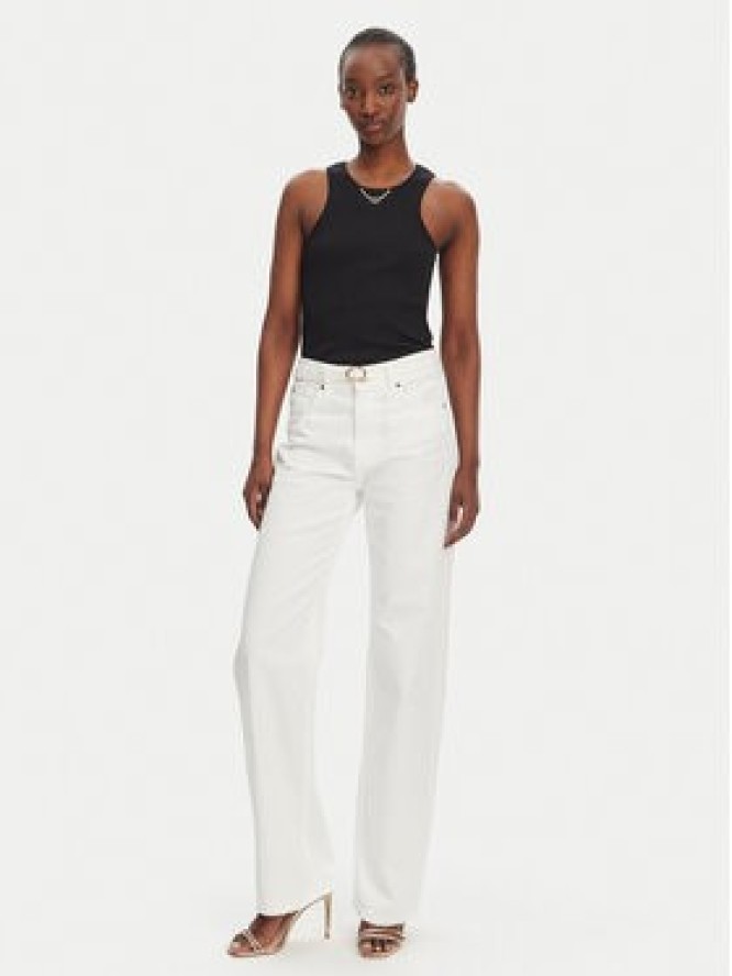 TWINSET Top 251TT2400 Czarny Slim Fit