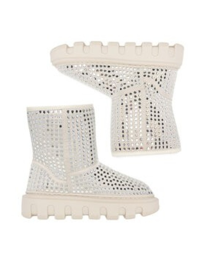 Eva Minge Śniegowce EO-NIKI-LT1748-1 Écru