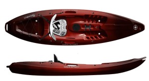 Jednoosobowy kajak sit on top do pływania Wave sport Scooter X