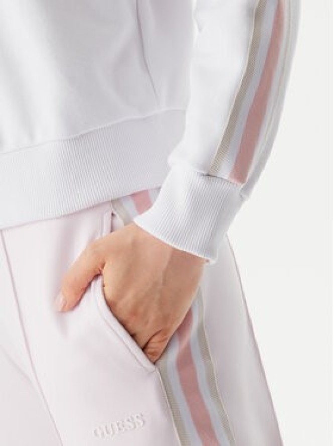 Guess Bluza V5GQ17 KCRT1 Biały Regular Fit