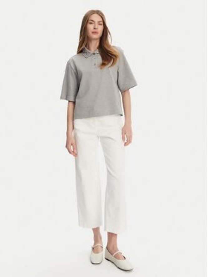 Marella Polo Gonzaga 2513951014 Szary Relaxed Fit