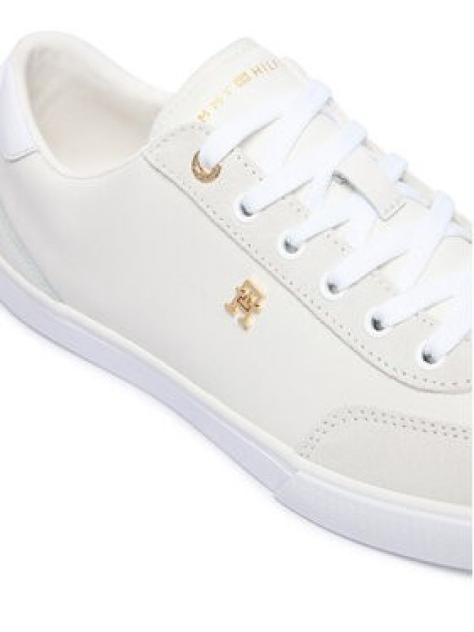 Tommy Hilfiger Sneakersy Th Chic Low Vulc FW0FW09391 Kremowy