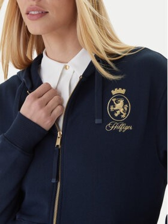 Tommy Hilfiger Bluza WW0WW46126 Granatowy Regular Fit