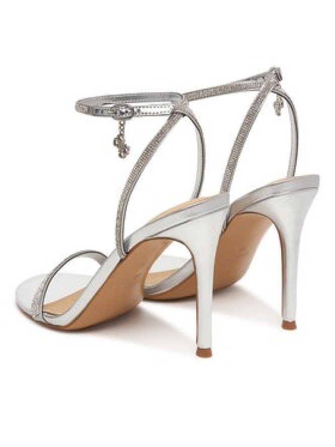 Guess Sandały FLJCHR SAT03 Srebrny