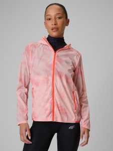4F Kurtka do biegania damska - różowa M