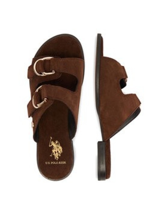 U.S. Polo Assn. Klapki EO-KATYA001W/6S1 Brązowy