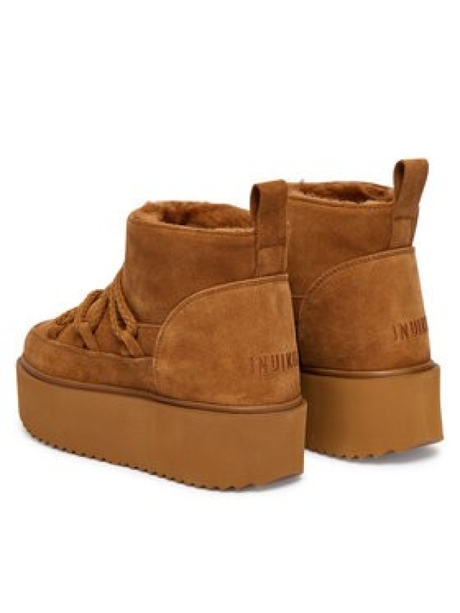 Inuikii Śniegowce Classic Low Platform 1001.006.0012 Brązowy