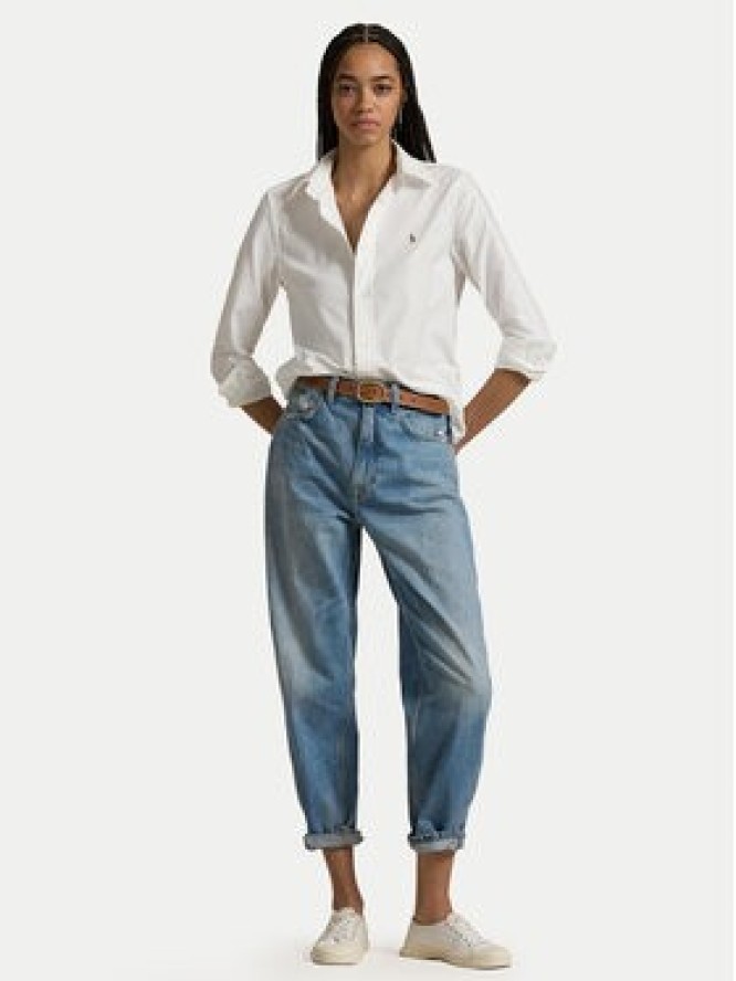 Polo Ralph Lauren Koszula 211941520002 Biały Slim Fit