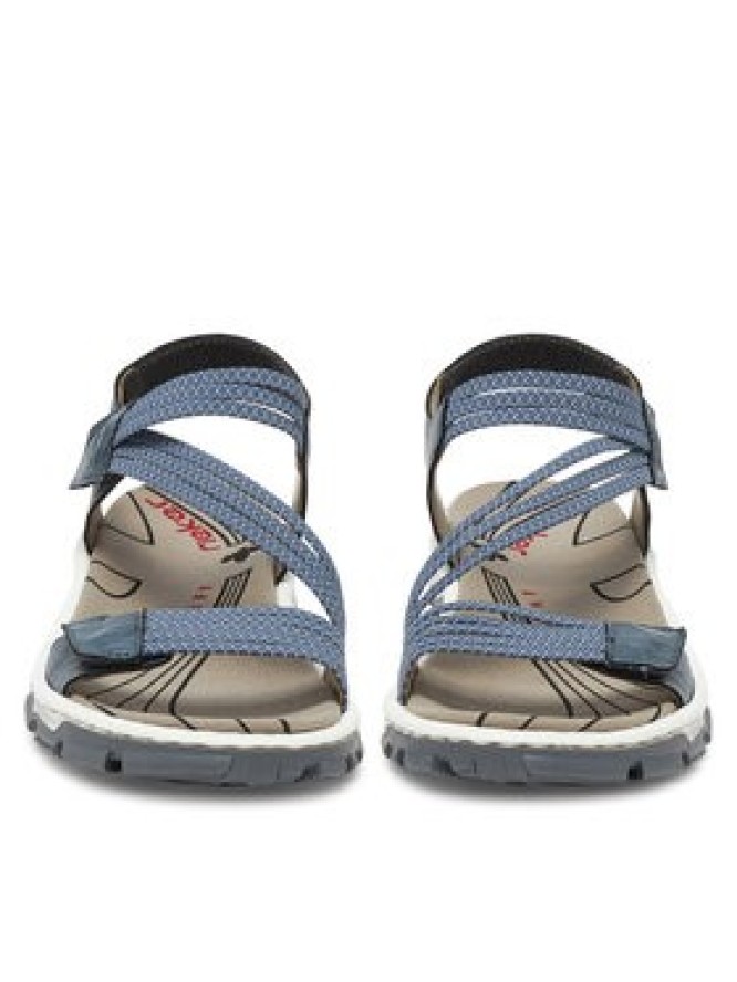 Rieker Sandały 68871-14 Niebieski