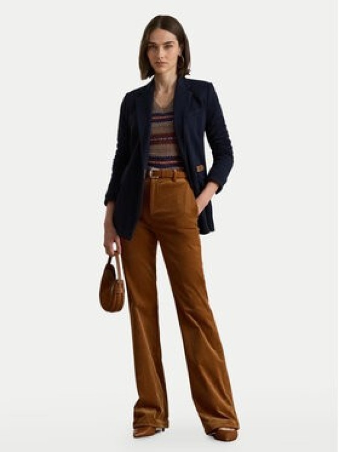 LAUREN RALPH LAUREN Marynarka 200980021001 Granatowy Straight Fit