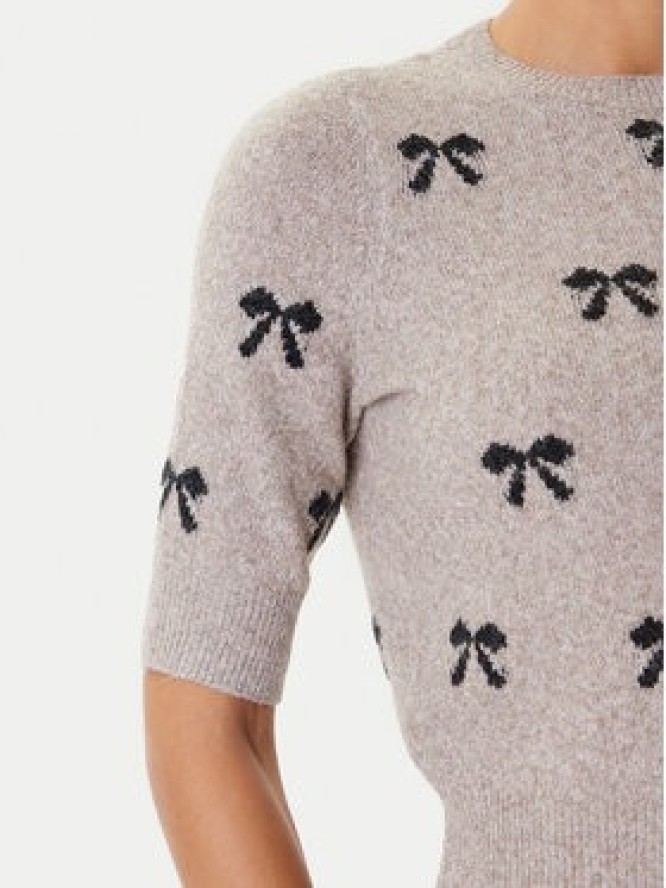 Vero Moda Sweter Doffy 10330793 Beżowy Regular Fit