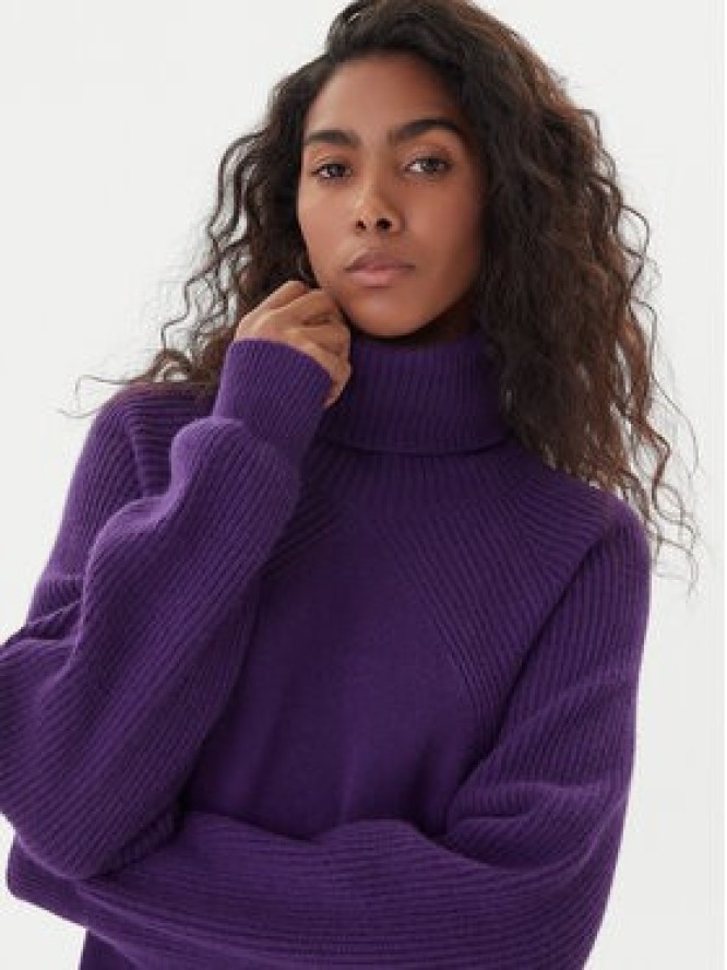 Liu Jo Sukienka dzianinowa MF5063 MS009 Fioletowy