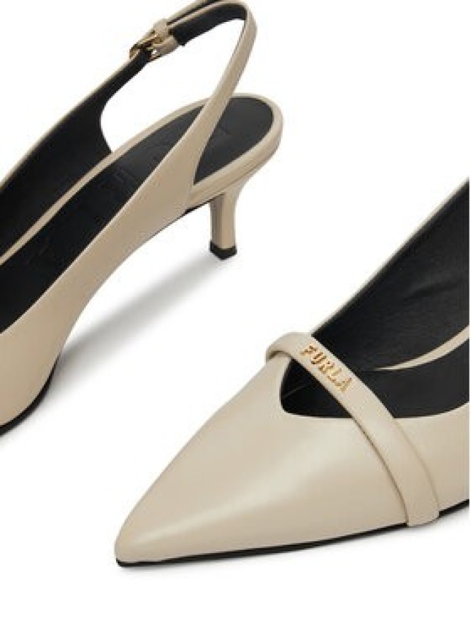 Furla Czółenka YJ09FCD X30000 1704S Écru