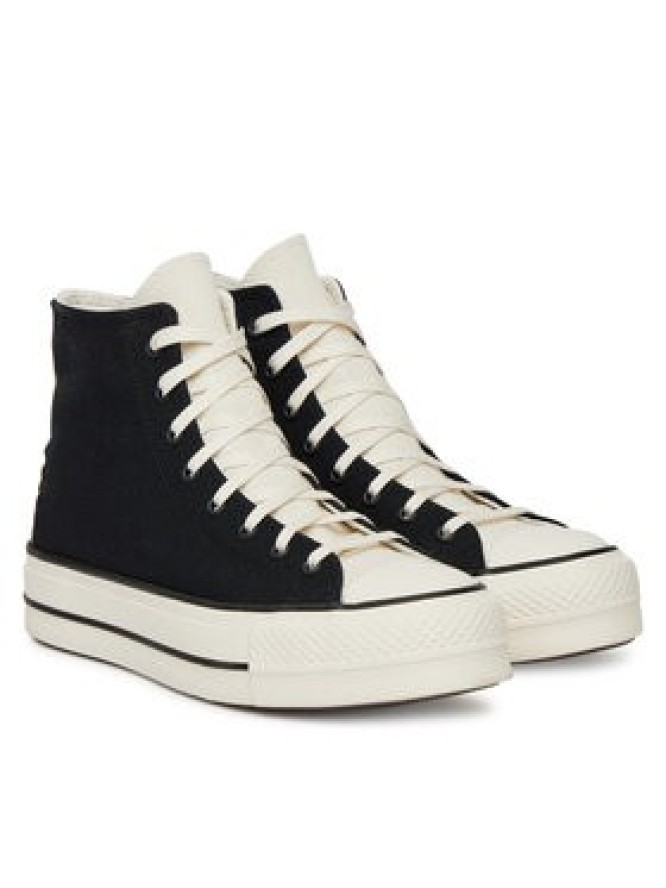 Converse Trampki Chuck Taylor All Star Lift Platform Crafted Laces A12552C Czarny