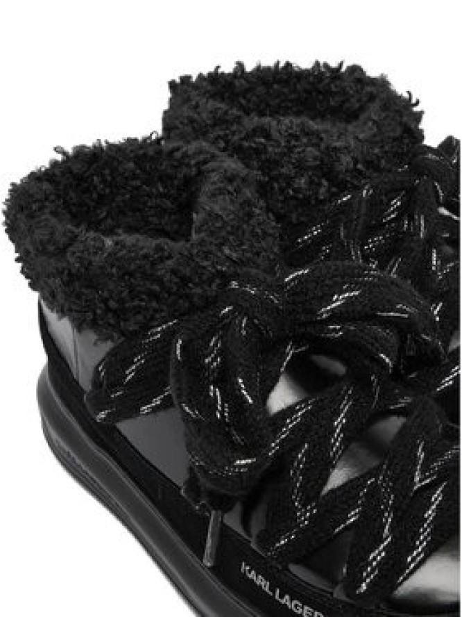 KARL LAGERFELD Śniegowce Kapri Kosi KL44525 Czarny