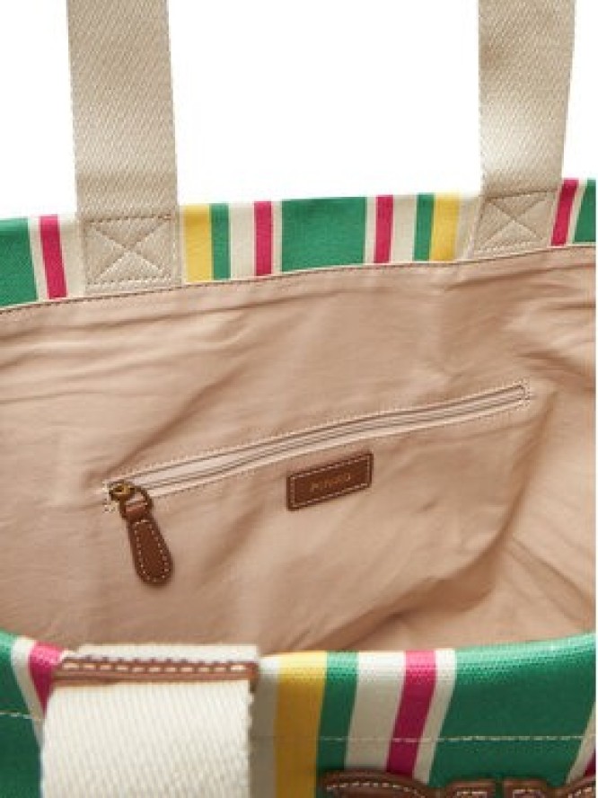 PINKO Torebka Shopping Bag Extra PE 25 PLTT 104754 A2G5 Zielony