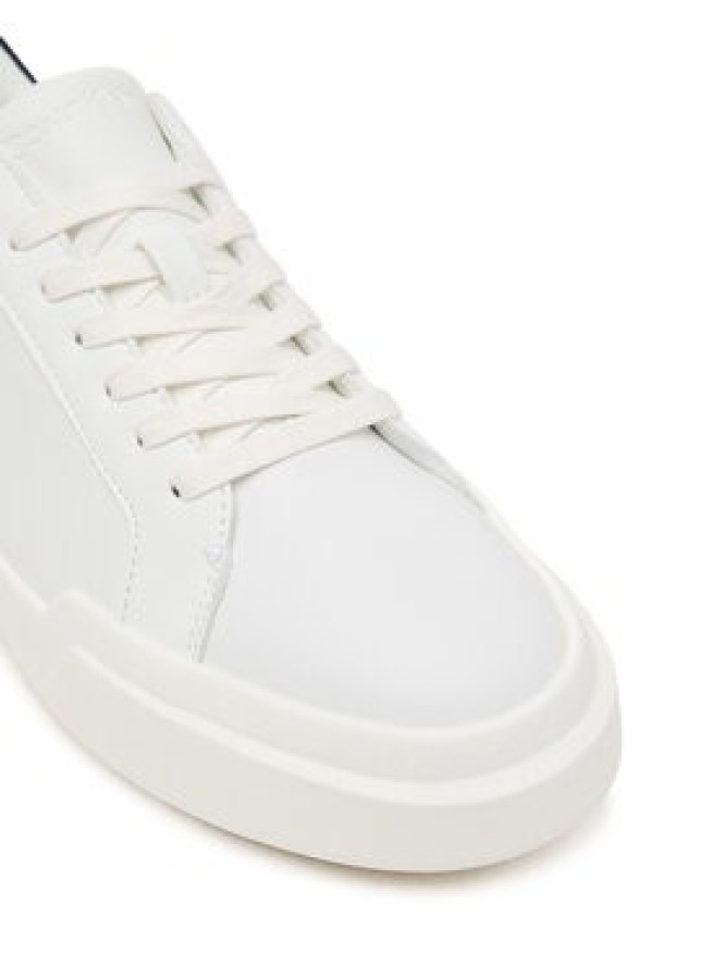 Calvin Klein Sneakersy Chunky Cupsole Laceup Lth Wn YW0YW01947 Biały