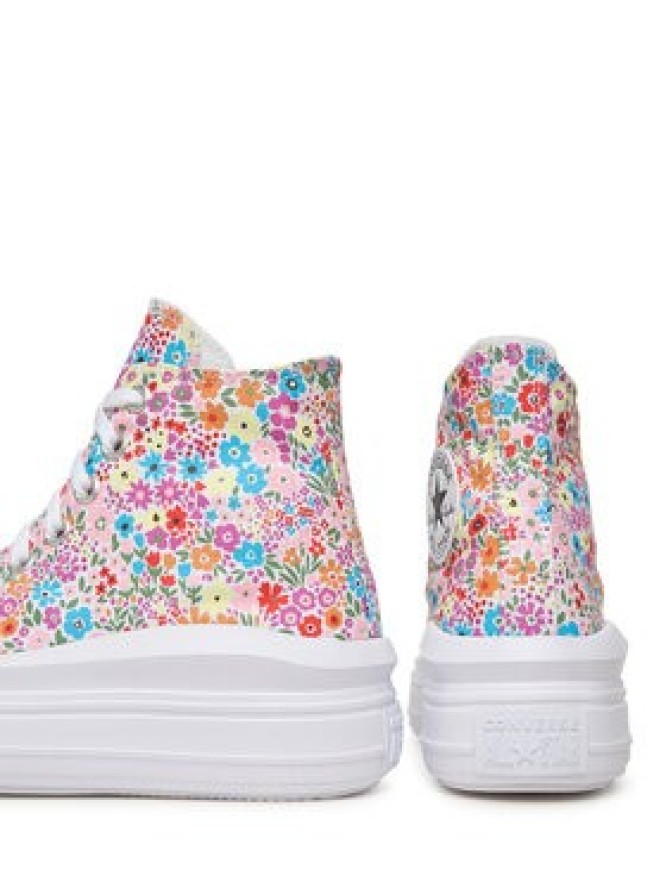 Converse Sneakersy Chuck Taylor All Star Move Platform Mini Flowers A14968C Kolorowy