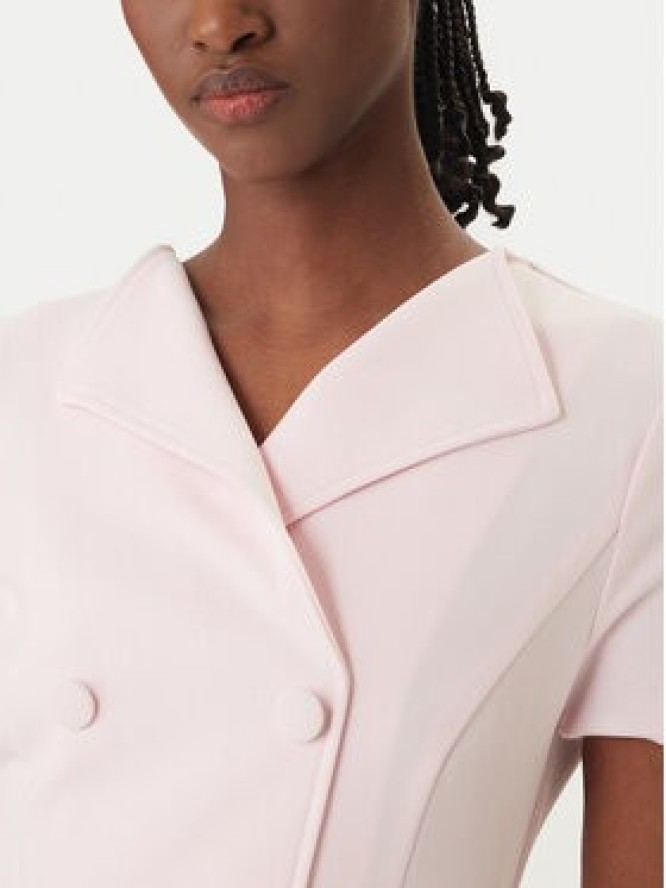 Rinascimento Sukienka koktajlowa CFC0127893003 Różowy Slim Fit