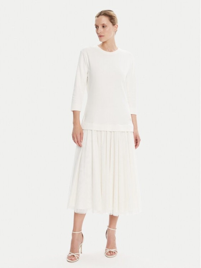 JOOP! Sukienka codzienna 58 253JE58Taren 30047770 Écru Regular Fit