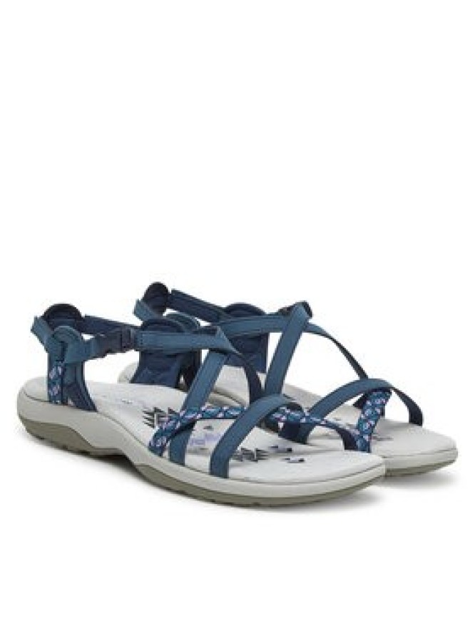 Skechers Sandały 40955 NVY Granatowy