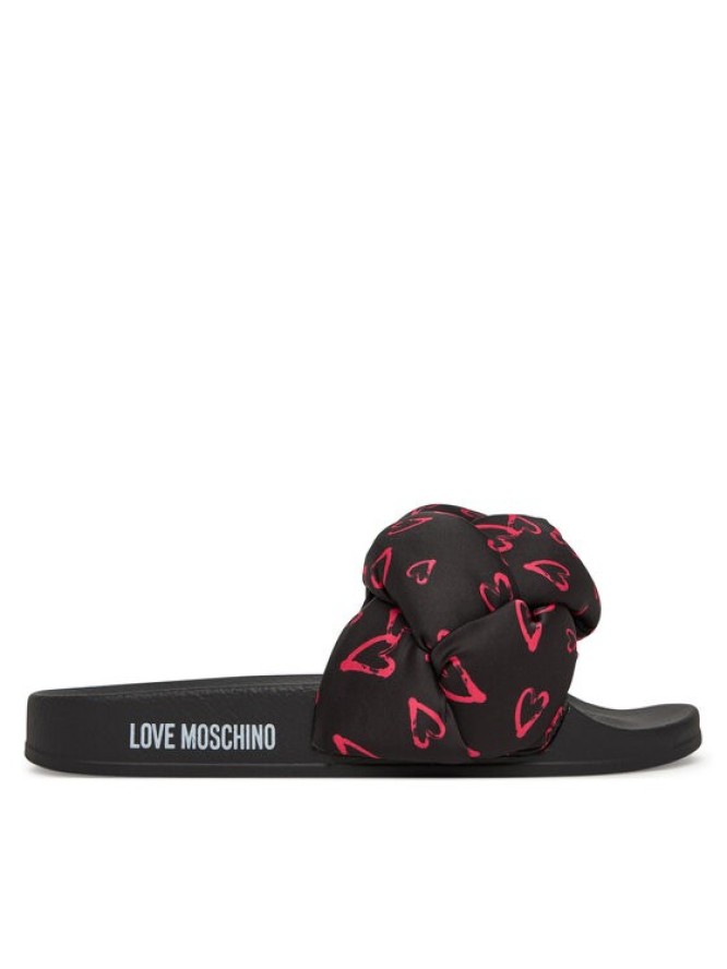 LOVE MOSCHINO Klapki JA28312G0MIW100C Czarny