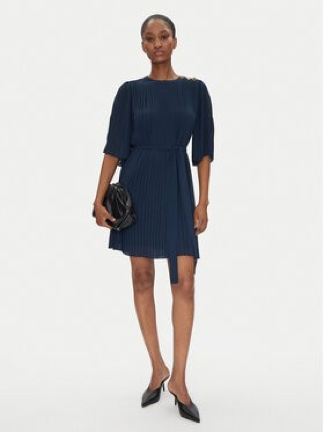 TWINSET Sukienka koktajlowa 251TP2051 Granatowy Loose Fit