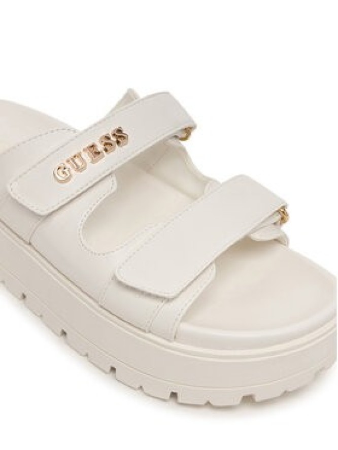 Guess Klapki FLJFAX ELE03 Écru