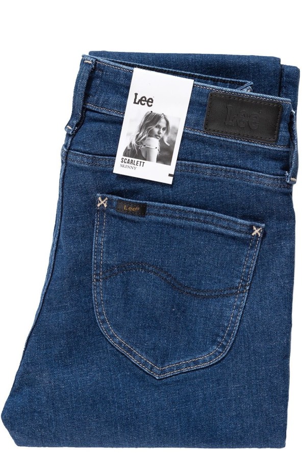 SPODNIE DAMSKIE LEE SCARLETT CROPPED CLEAN SAY L30CROJJ 112106400