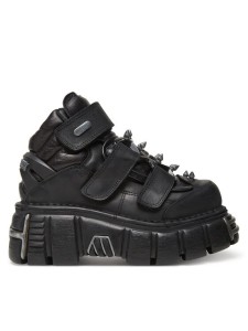 NEW ROCK Botki M-285C-S1 Czarny