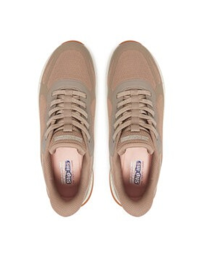 Skechers Sneakersy Bobs Squad 4-Staple Look 117624/TPE Beżowy