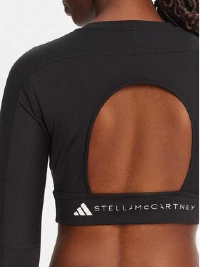 adidas by Stella McCartney Koszulka techniczna TrueStrength IW3859 Czarny Slim Fit