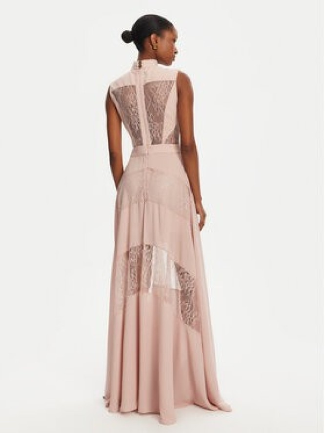 Babylon Sukienka wieczorowa EL0731 Różowy Regular Fit