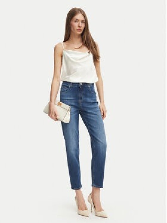 Fracomina Jeansy FP26WVD005D46002 Granatowy Mom Fit