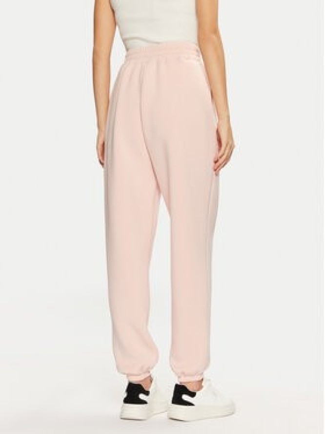 Guess Spodnie dresowe V4BB13 K7UW2 Różowy Regular Fit