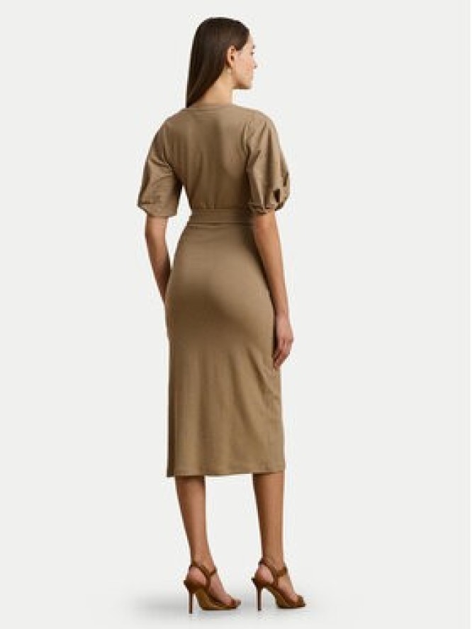 LAUREN RALPH LAUREN Sukienka codzienna 250964070002 Beżowy Slim Fit