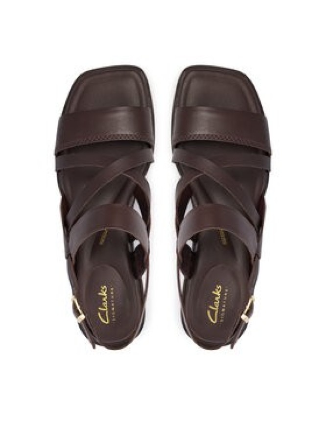Clarks Sandały Ariany Strap 26185801 Brązowy