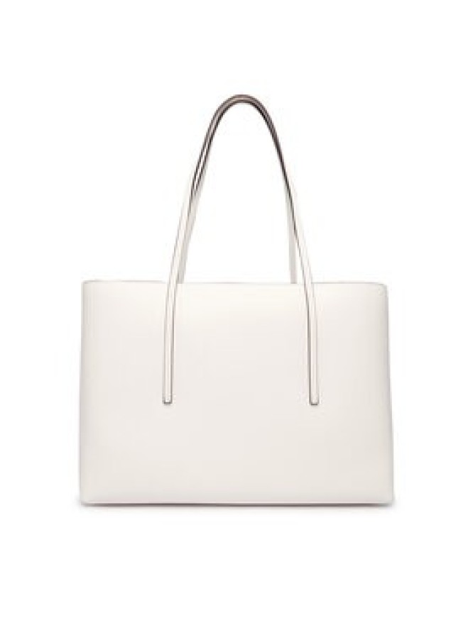 Calvin Klein Torebka Foil Logo Tote W/Pouch LV04F3274G Biały