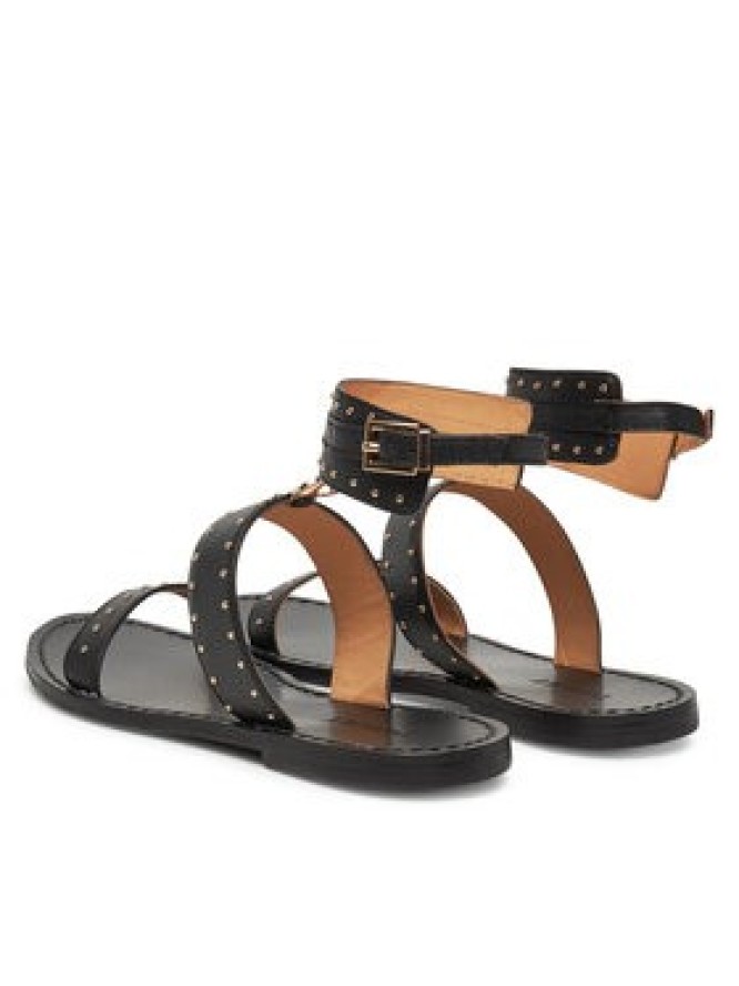 TWINSET Sandały 251GCJ04C Czarny