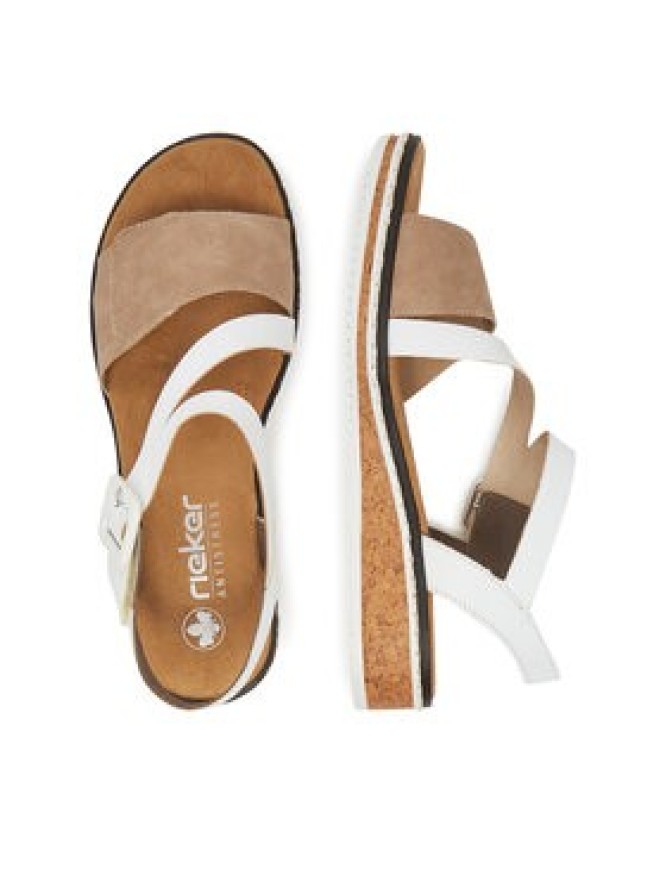 Rieker Sandały CEO-V3660-60 Biały