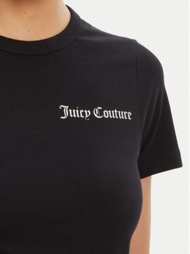 Juicy Couture T-Shirt La Beach JCWCT125319 Czarny Regular Fit