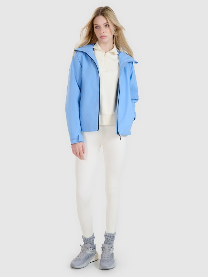 4F Kurtka przejściowa membrana 5000 damska - niebieska XL