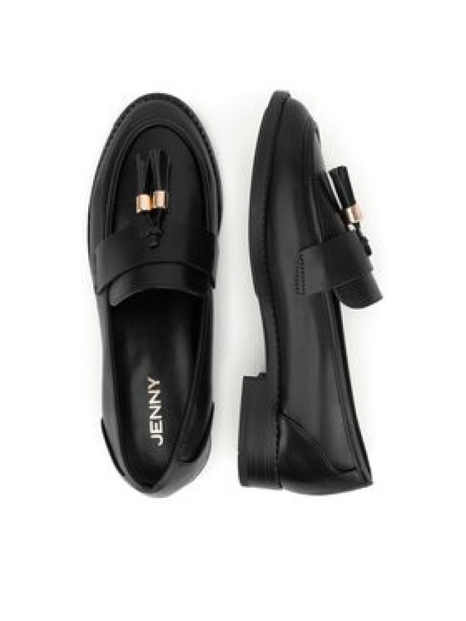 JENNY Mokasyny CD24019-1 Czarny