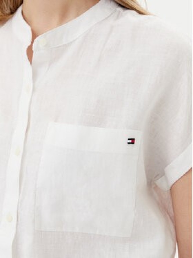 Tommy Hilfiger Koszula WW0WW44715 Biały Regular Fit