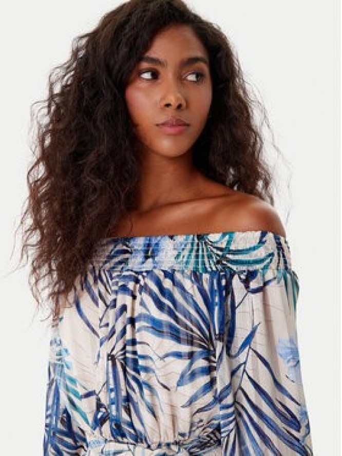 Guess Sukienka letnia W5GT16 WH9Z2 Niebieski Regular Fit