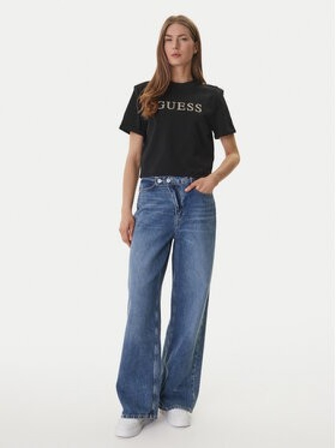 Guess T-Shirt W6GI06 K3018 Czarny Relaxed Fit