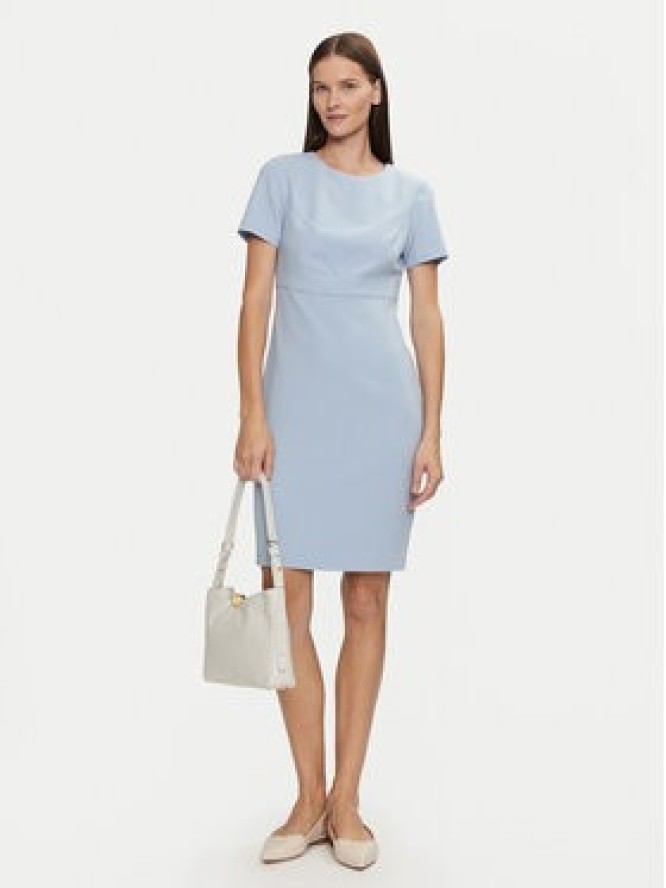 Tatuum Sukienka codzienna Warti T2417.196B Błękitny Regular Fit