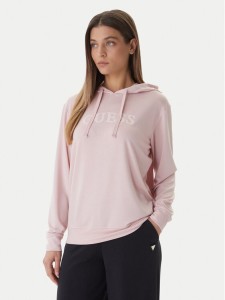 Guess Bluza O6GQ00 KCQP2 Różowy Regular Fit