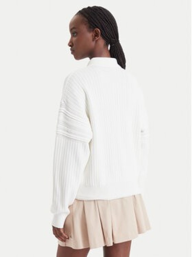 Lacoste Sweter AF8272 Kremowy Regular Fit